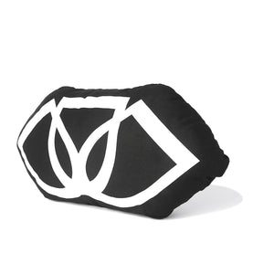 DDD LOGO CUSHION - BLACK (1472515276871)